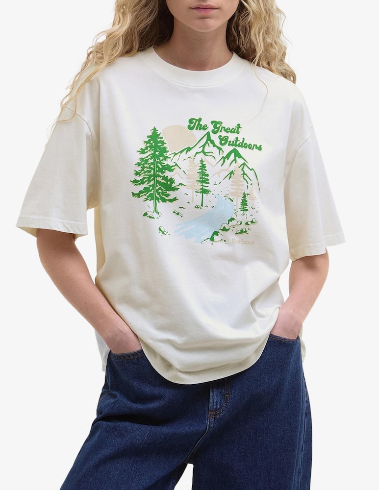 rinascente Barbour Emberly graphic t-shirt