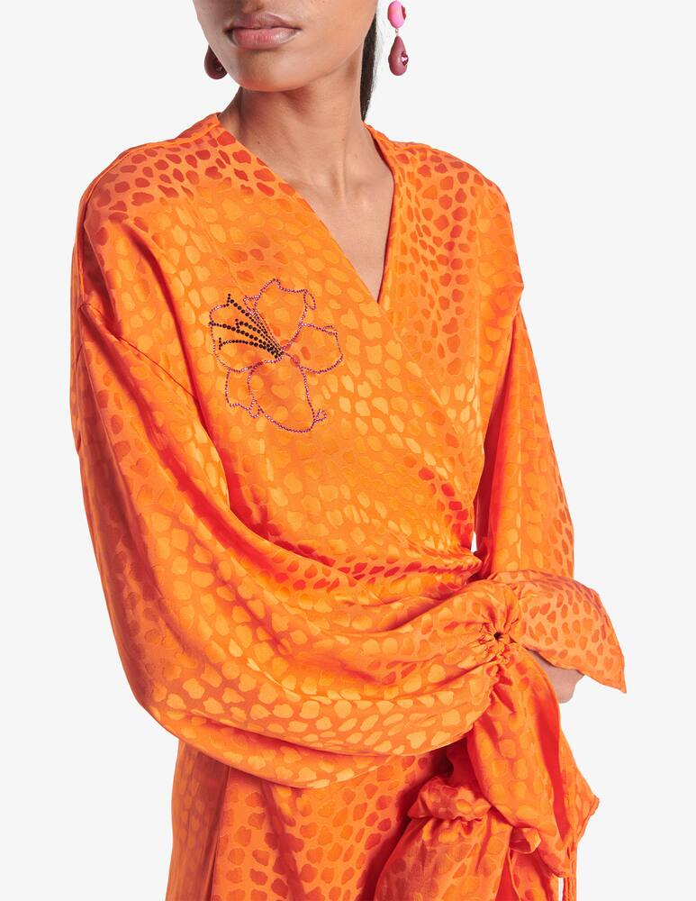 rinascente Art Dealer Vestito midi Marie - Arancione