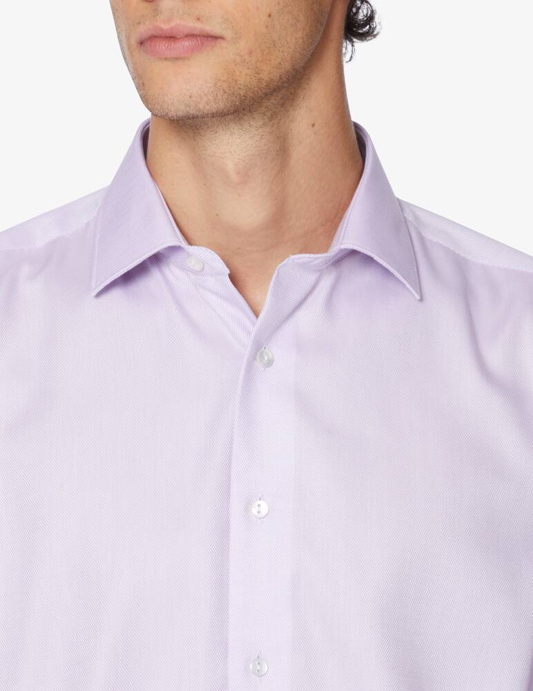rinascente Sartoria Italiana Camicia regular no stiro struttura - Rosa