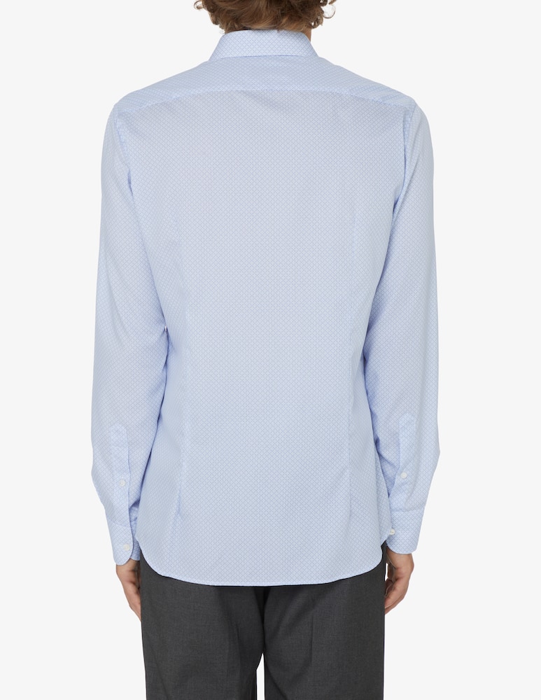 rinascente Sartoria Italiana Camicia stampa fiore - Azzurro