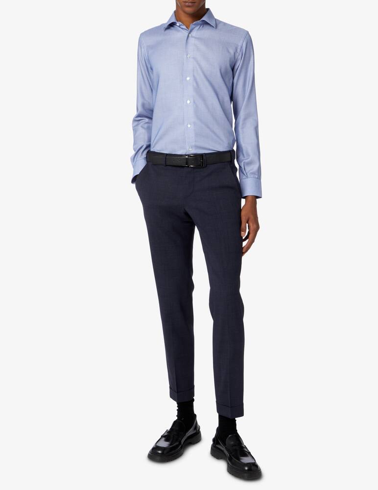 rinascente Sartoria Italiana Moder structured shirt - Blue