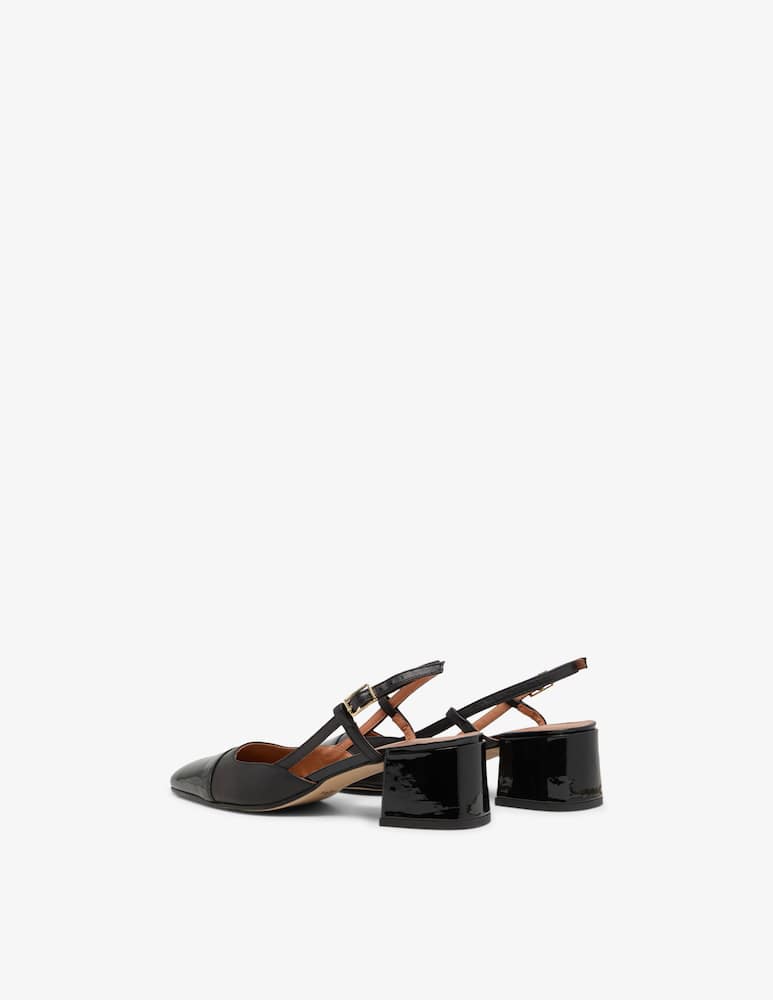 Jonak Patent leather slingback - picture 3 Jonak Patent leather slingback - picture 3
