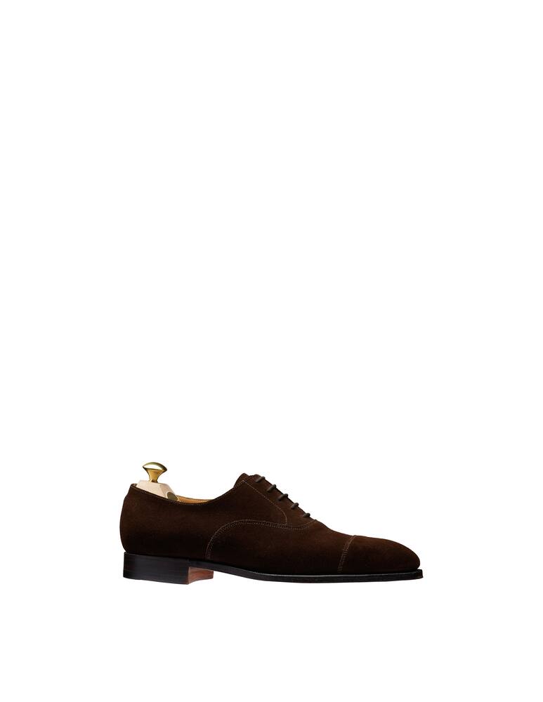 Crockett & Jones Francesina Connaught in suede - marrone - immagine 1 Crockett & Jones Francesina Connaught in suede - marrone - immagine 1