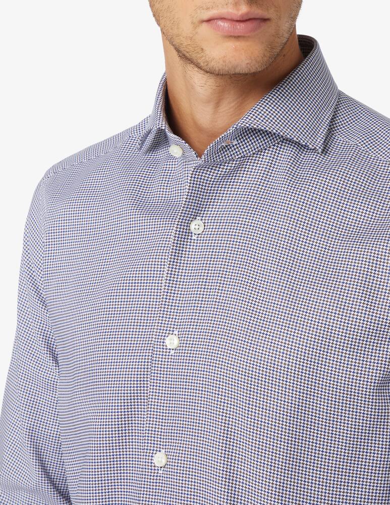 rinascente Xacus Dobby compact micro tailored shirt