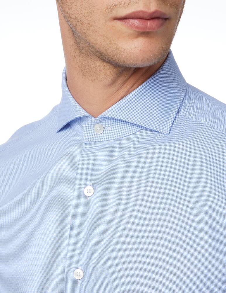 rinascente Xacus Dobby compact micro tailored shirt