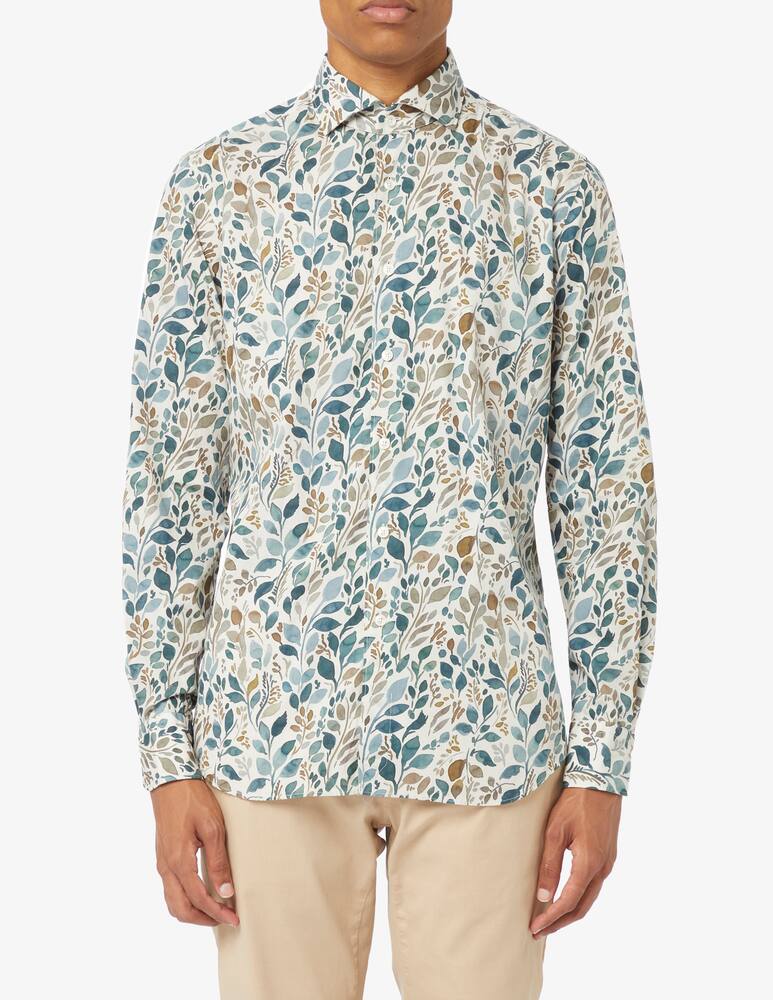rinascente Xacus Pop flowers tailored shirt