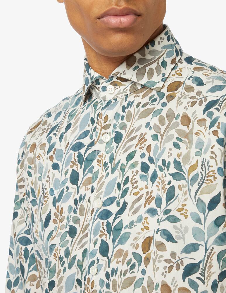 rinascente Xacus Pop flowers tailored shirt