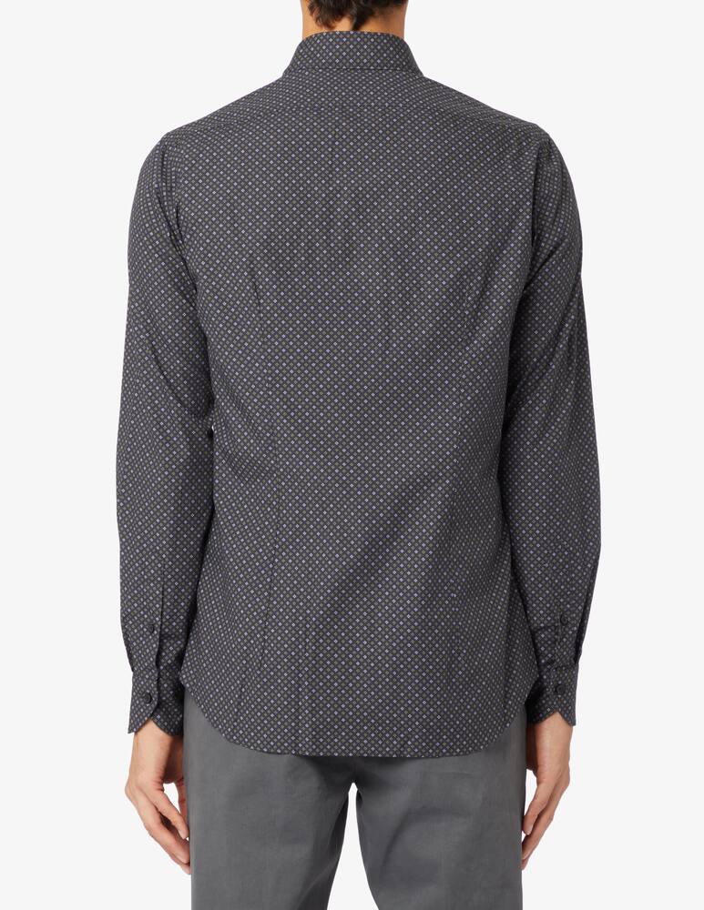 rinascente Xacus Camicia twill stampa geo tailored