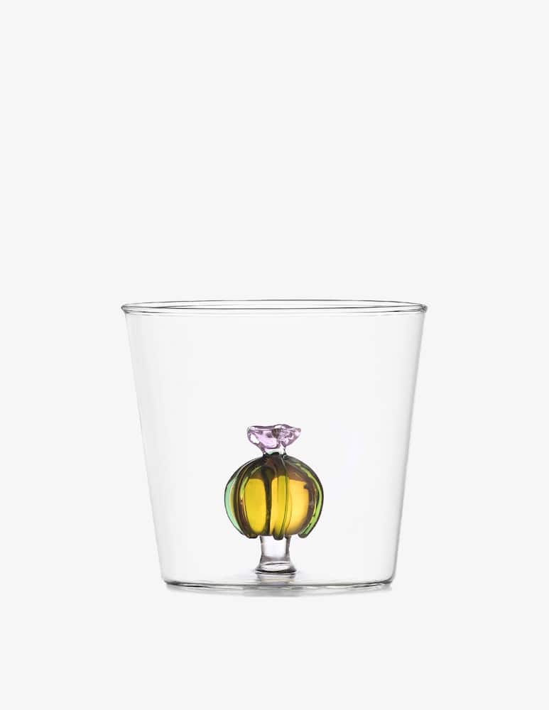 rinascente Ichendorf Tumbler Cactus Con Fiore Rosa - Multicolor