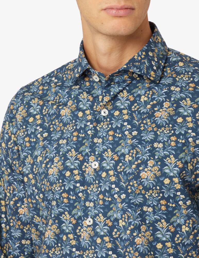 rinascente Xacus Camicia pop liberty stampa fiori tailored