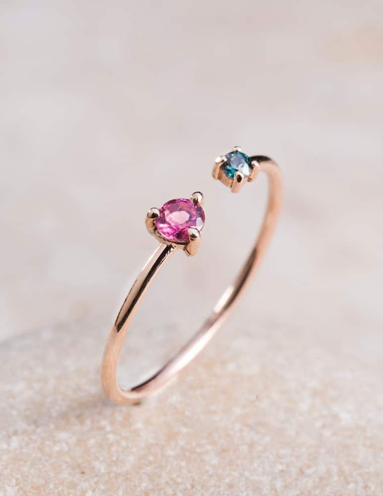 rinascente GM Gioielli Anello sottile in oro rosa 9 kt