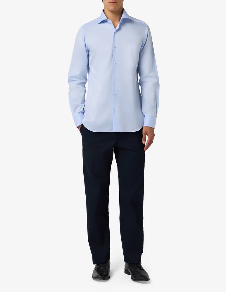 rinascente Barba Napoli Slim light twill shirt