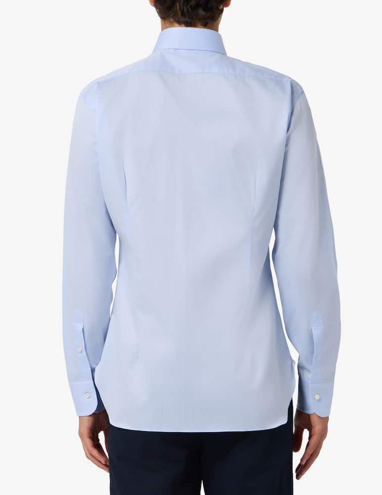 rinascente Barba Napoli Slim light twill shirt