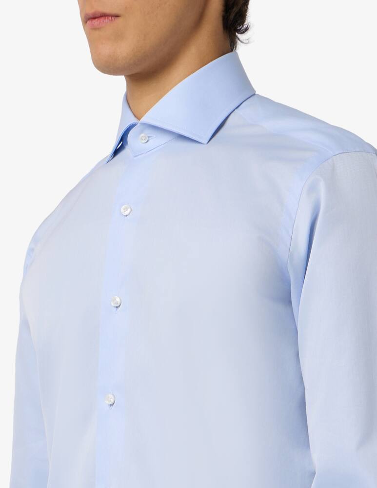 rinascente Barba Napoli Slim light twill shirt
