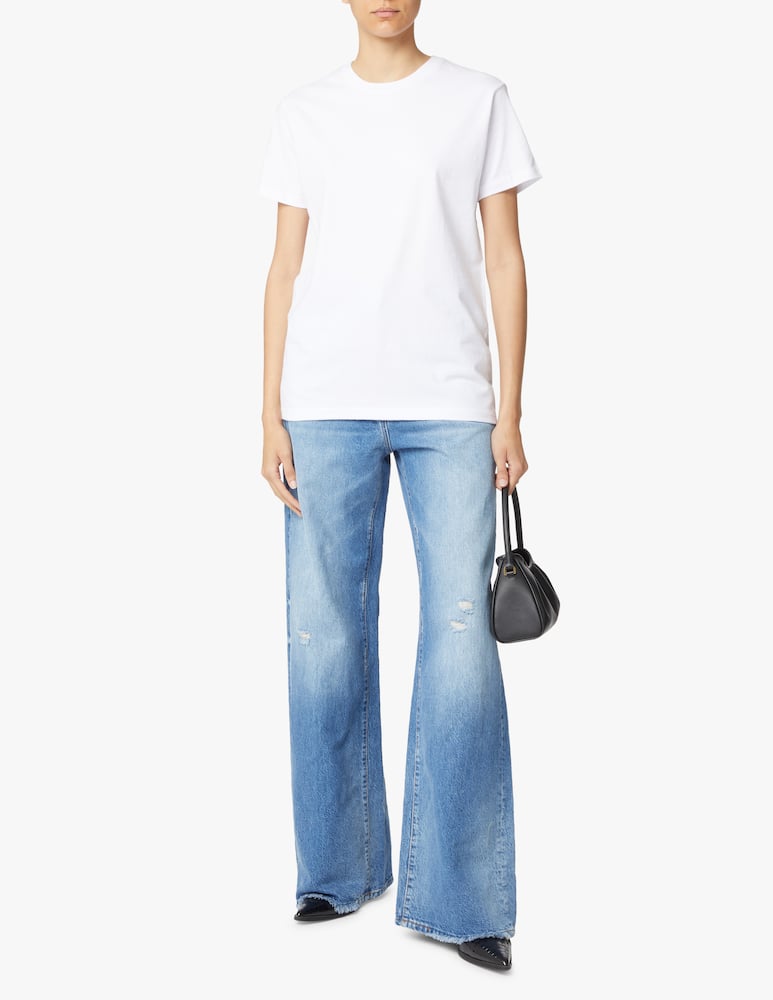Linea Daria T-shirt in cotone da personalizzare - bianco - immagine 2 Linea Daria T-shirt in cotone da personalizzare - bianco - immagine 2