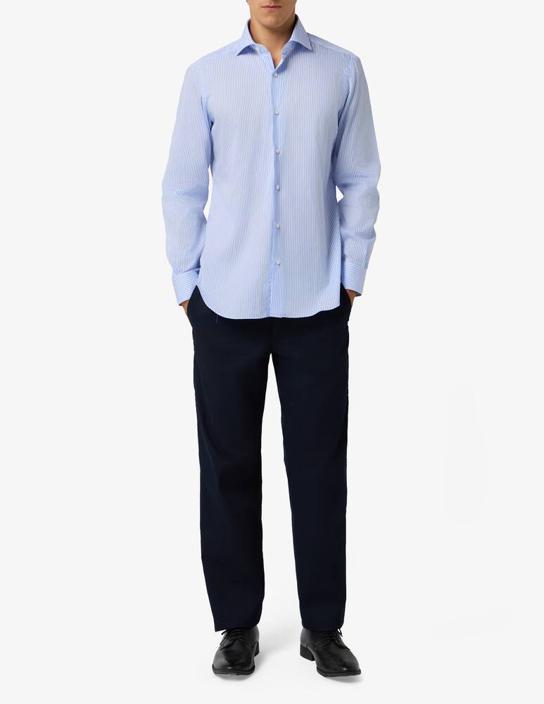 Barba Napoli Camicia slim riga twill - immagine 2 Barba Napoli Camicia slim riga twill - immagine 2