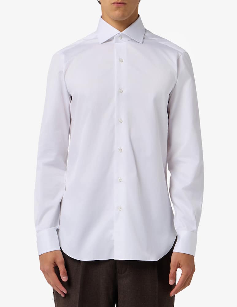 rinascente Barba Napoli Slim twill shirt