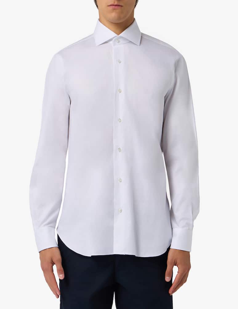 rinascente Barba Napoli Etamine slim shirt