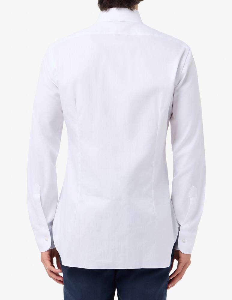 rinascente Barba Napoli Slim micro-weave shirt