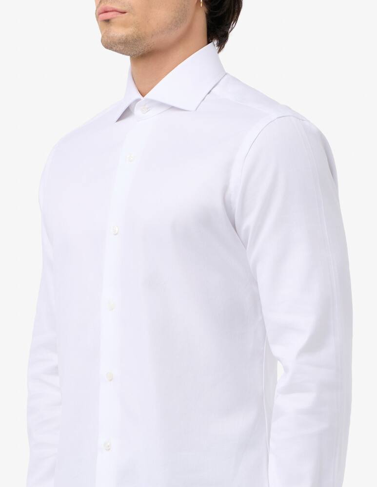 rinascente Barba Napoli Slim micro-weave shirt