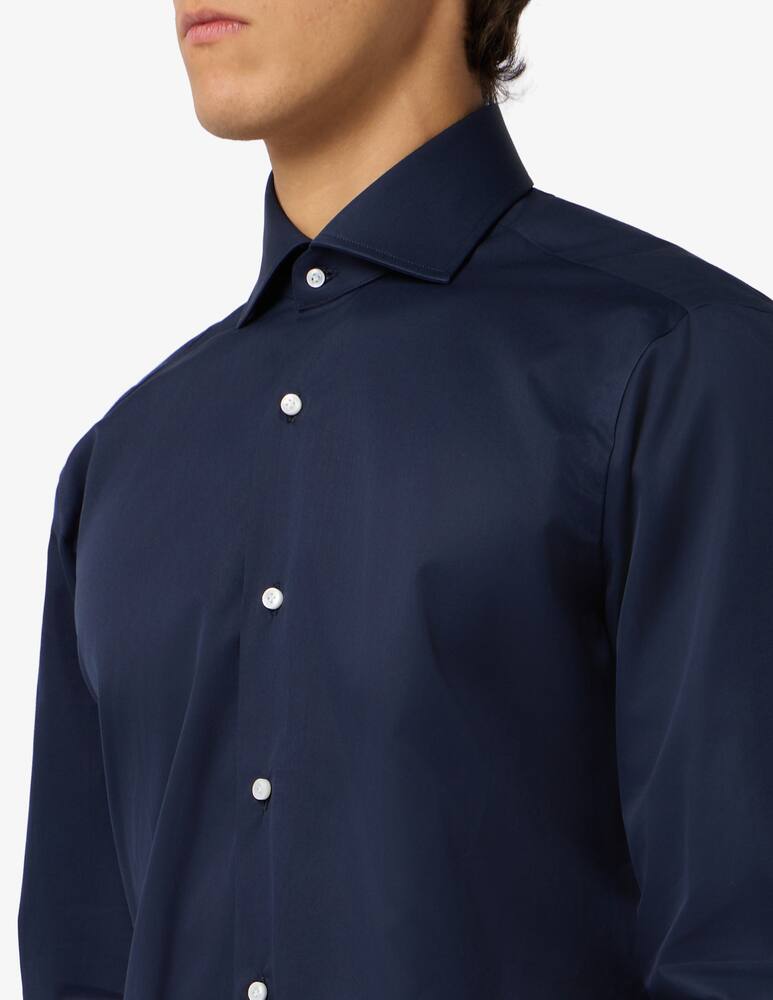 rinascente Barba Napoli Light twill slim shirt