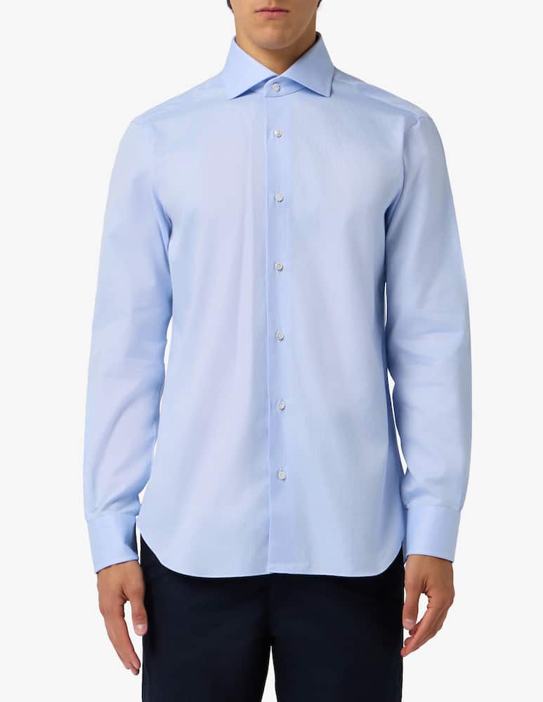 rinascente Barba Napoli Microarmatura slim shirt