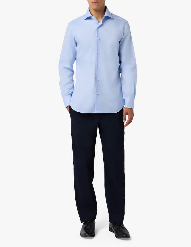 rinascente Barba Napoli Microarmatura slim shirt