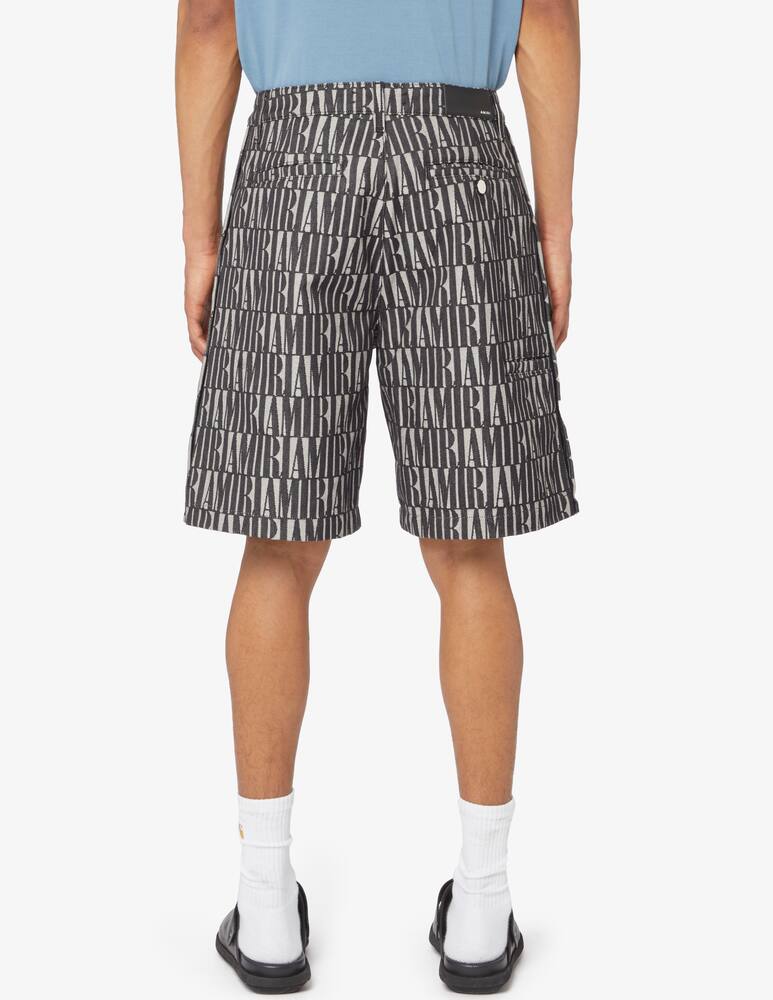 rinascente Amiri Jacquard snap off shorts