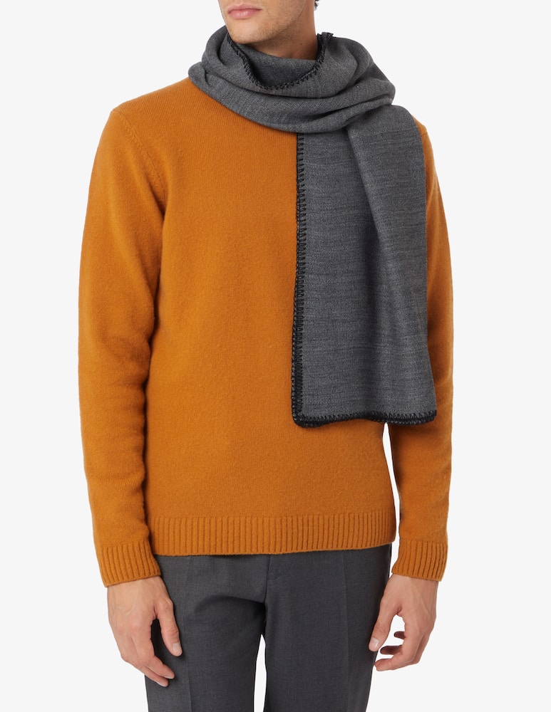 rinascente Rinascente Collection Blanket stitch scarf - Grey