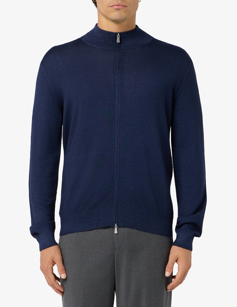 rinascente Gran Sasso Cardigan zip knit