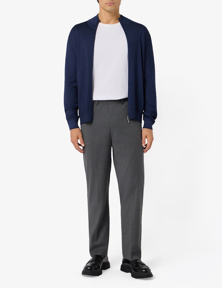 rinascente Gran Sasso Cardigan zip knit