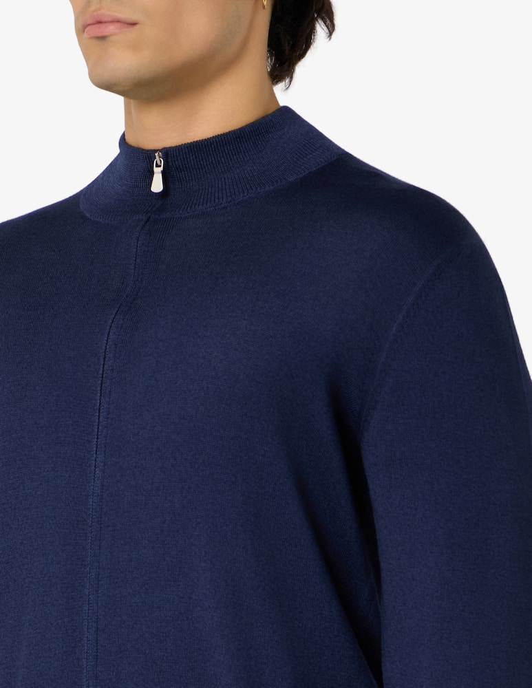 Gran Sasso Cardigan zip knit - picture 4 Gran Sasso Cardigan zip knit - picture 4