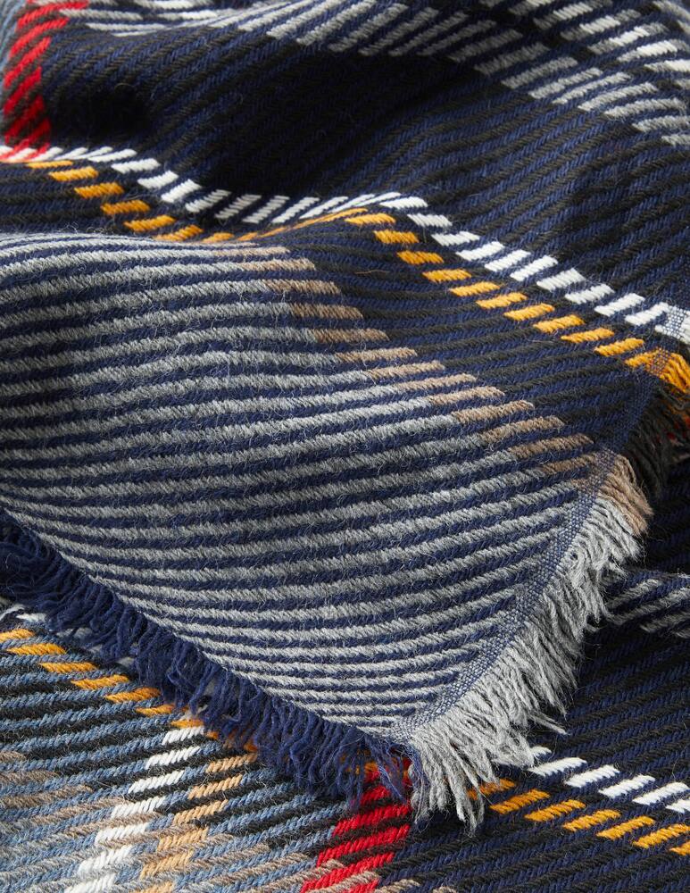 rinascente Rinascente Collection Sciarpa 80x190 tartan diagonale - Blu
