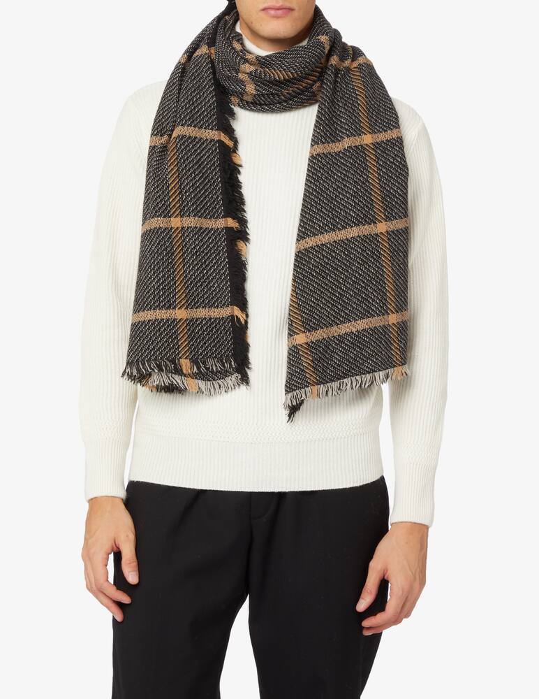 rinascente Rinascente Collection Ethnic stripe 58x180 scarf - Grey