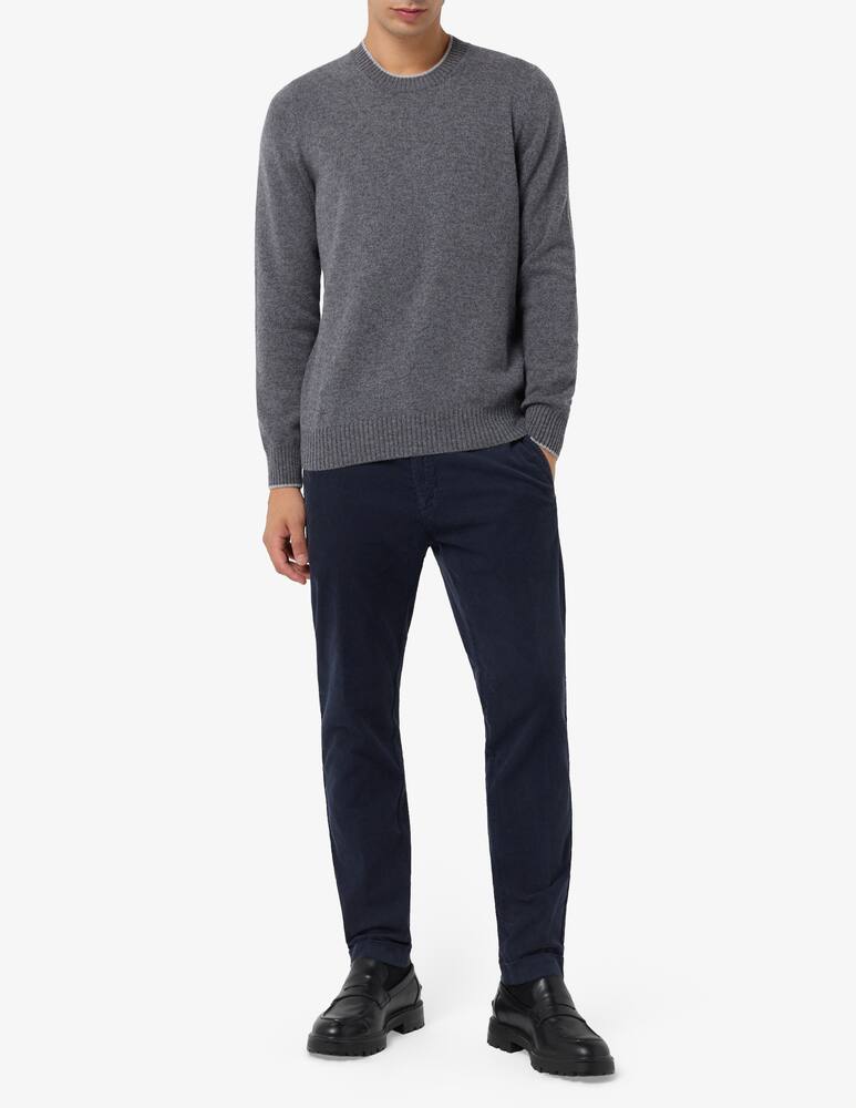 Gran Sasso Maglione Geelong contrasto - immagine 2 Gran Sasso Maglione Geelong contrasto - immagine 2