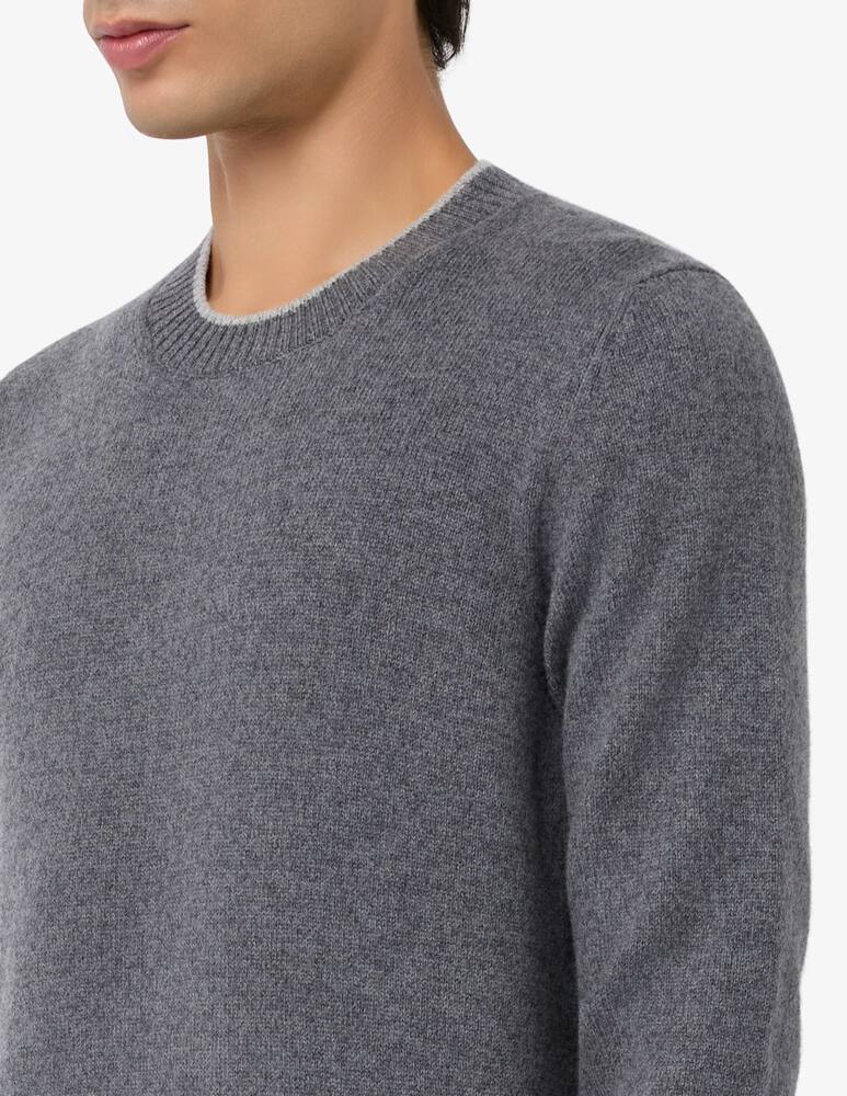 Gran Sasso Maglione Geelong contrasto - immagine 4 Gran Sasso Maglione Geelong contrasto - immagine 4
