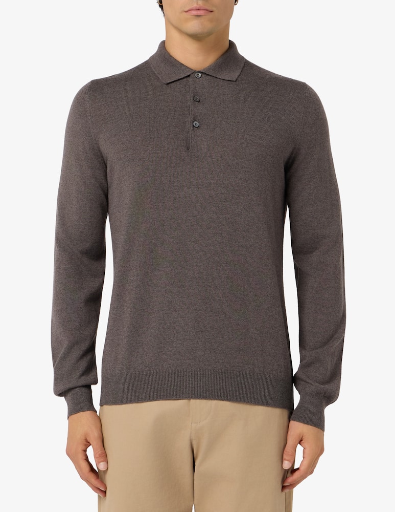 rinascente Gran Sasso Merino polo sweater