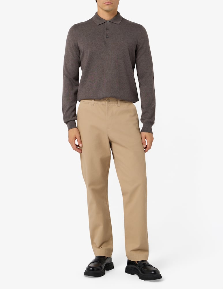 rinascente Gran Sasso Merino polo sweater