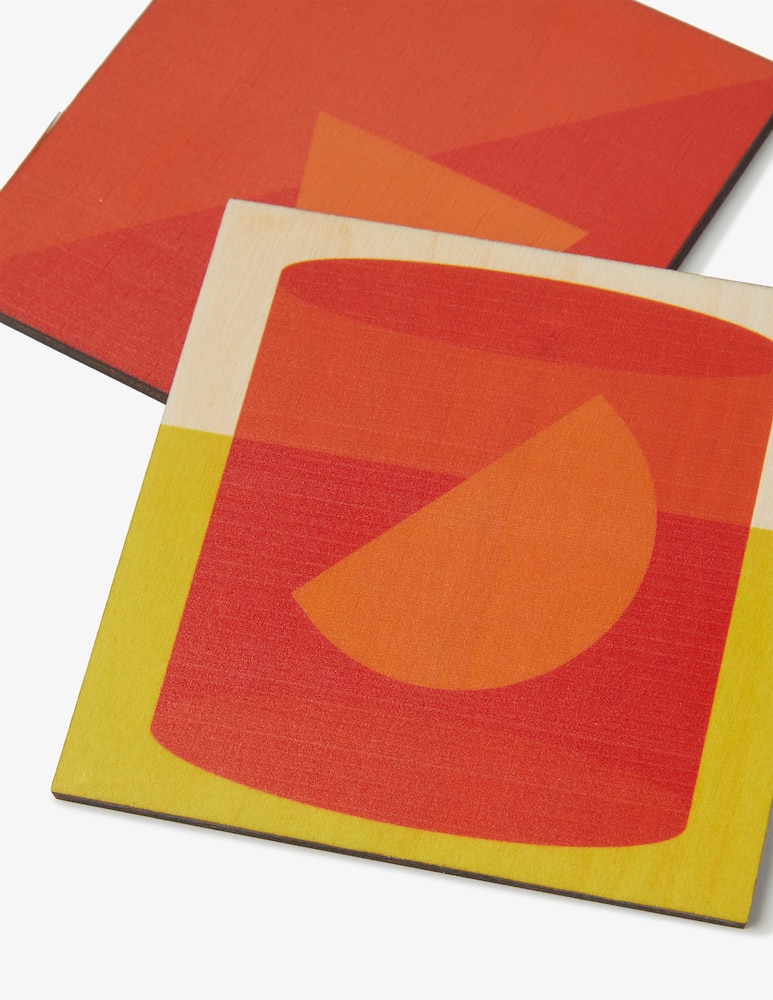 rinascente Wood'd Set 3 sottobicchieri "Milan Design Week"