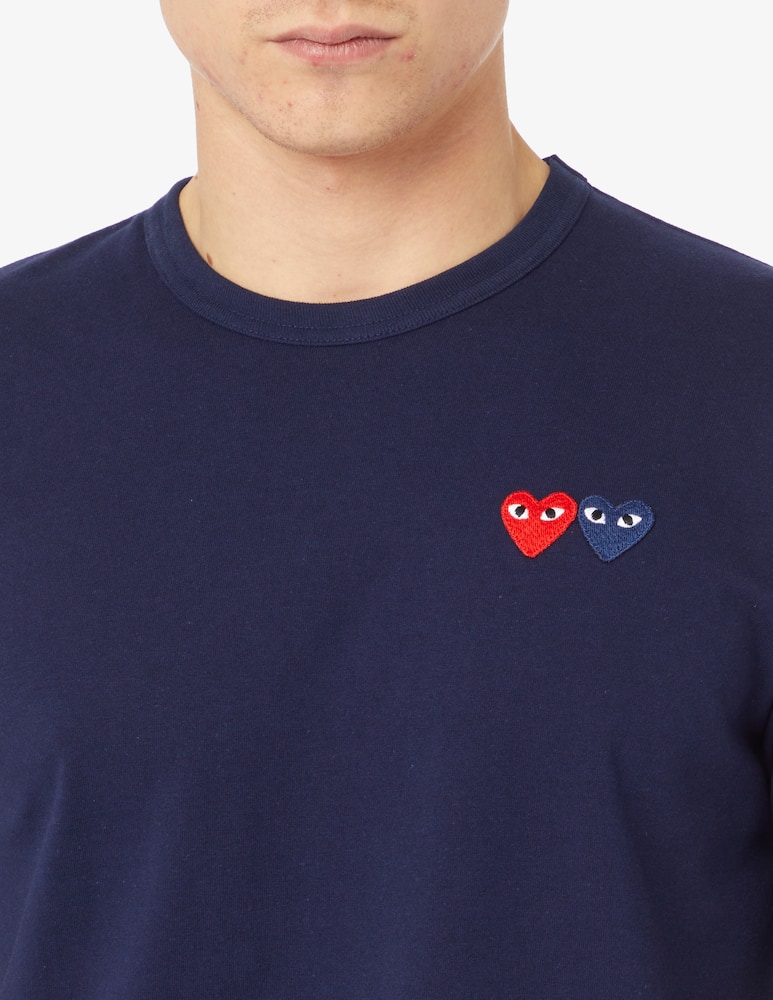 rinascente Comme des Garçons Play Maglietta doppio cuore