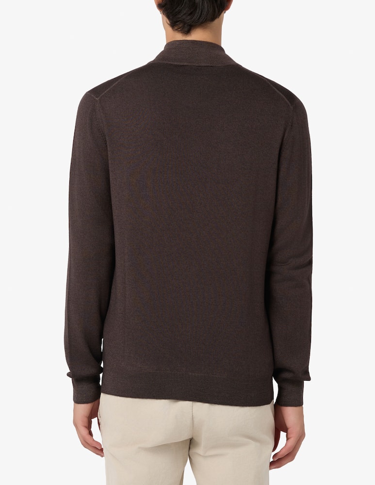 Gran Sasso Cardigan zip lavato - immagine 3 Gran Sasso Cardigan zip lavato - immagine 3