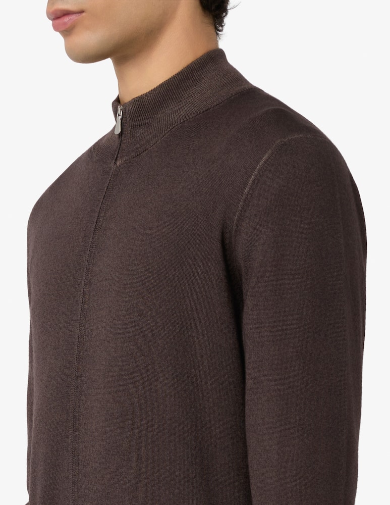Gran Sasso Cardigan zip lavato - immagine 4 Gran Sasso Cardigan zip lavato - immagine 4