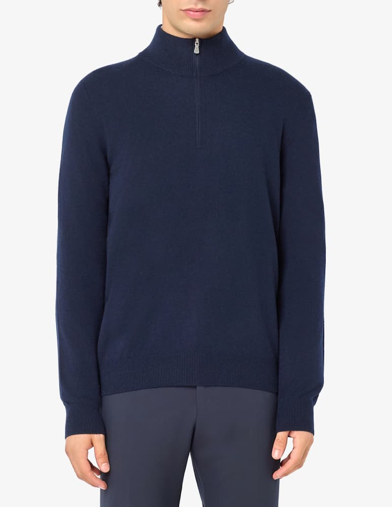 rinascente Gran Sasso Zip lana cashmere jumper