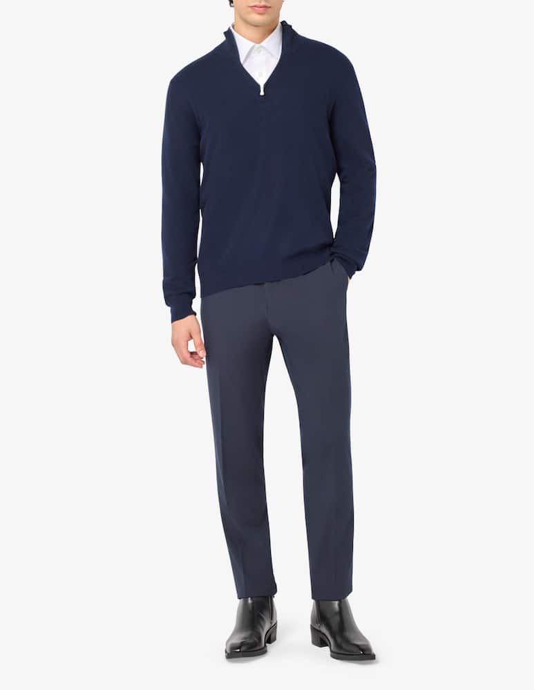 rinascente Gran Sasso Zip lana cashmere jumper