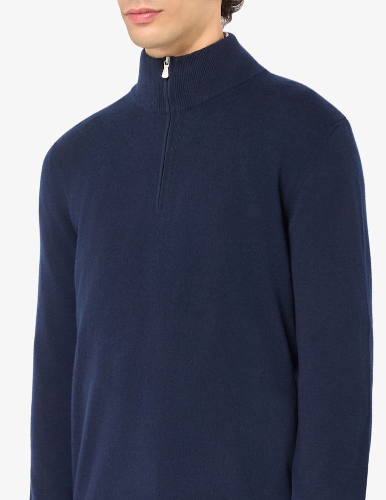 rinascente Gran Sasso Zip lana cashmere jumper