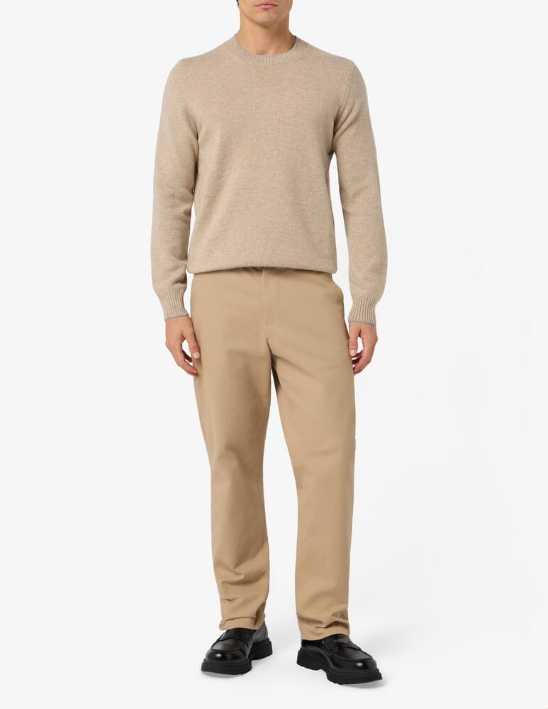 Gran Sasso Geelong contrast crewneck - picture 2 Gran Sasso Geelong contrast crewneck - picture 2
