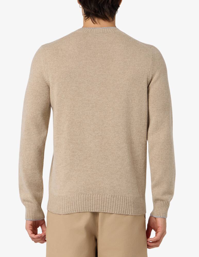 Gran Sasso Geelong contrast crewneck - picture 3 Gran Sasso Geelong contrast crewneck - picture 3