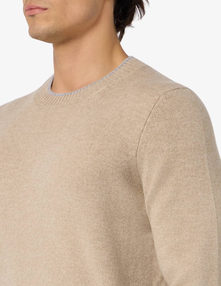 Gran Sasso Geelong contrast crewneck - picture 4 Gran Sasso Geelong contrast crewneck - picture 4
