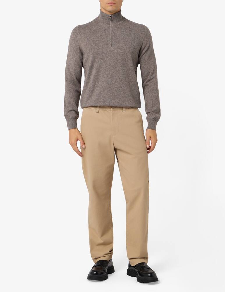 Gran Sasso Zip mock neck jumper - picture 2 Gran Sasso Zip mock neck jumper - picture 2