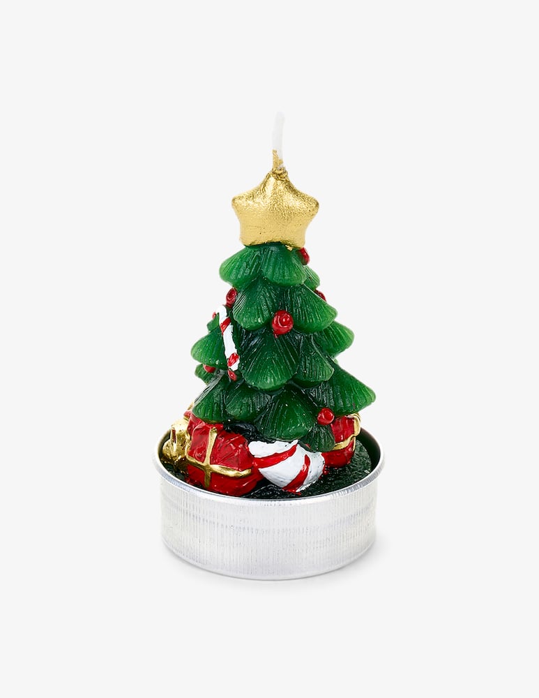 Nuvole di Stoffa Christmas Tree-Shaped Tea Lights With Presents 6Pcs - picture 1 Nuvole di Stoffa Christmas Tree-Shaped Tea Lights With Presents 6Pcs - picture 1